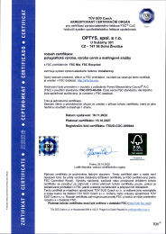 Zertifikat FSC_CZ